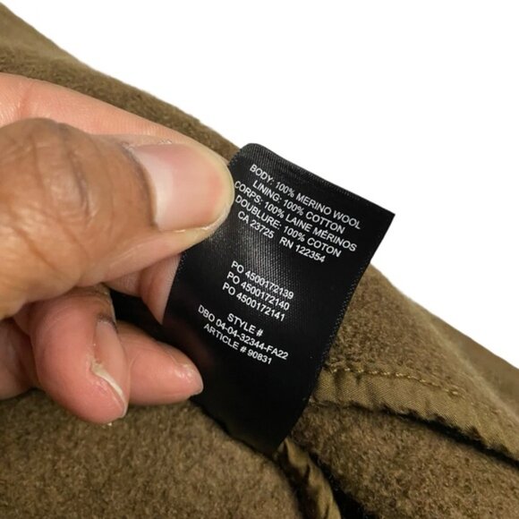 Wilfred Women's Cognac Acre Hooded Robe - Picture 7 of 9